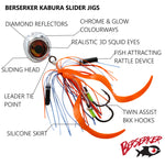 Berserker Kabura Slider Jig Gen 2 Storm White Glow