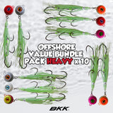 10 Value Pack - Offshore Heavy Meathead Jigs